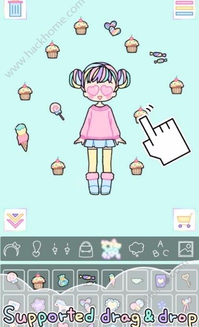 粉彩女孩换装免费版截图2