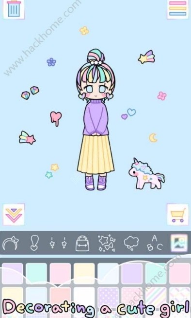 粉彩女孩换装免费版截图3