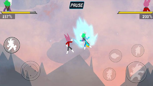 火柴人悟空格斗破解版