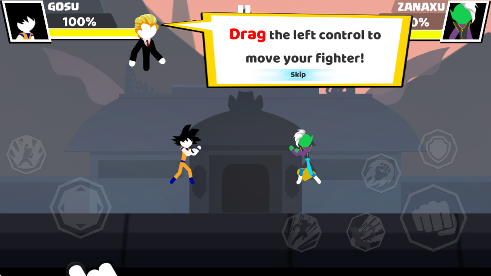 火柴人悟空格斗破解版截图4