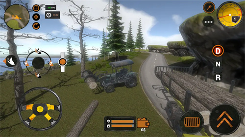 卡车司机森林模拟器官方正版截图2