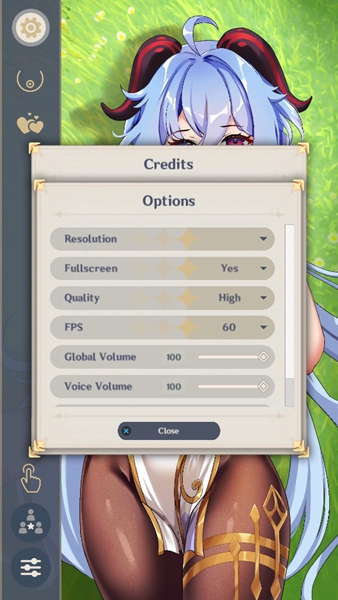 原神甘雨触摸无限好感官方正版截图2