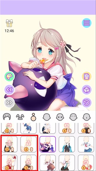 动漫萌娘换装破解版截图3